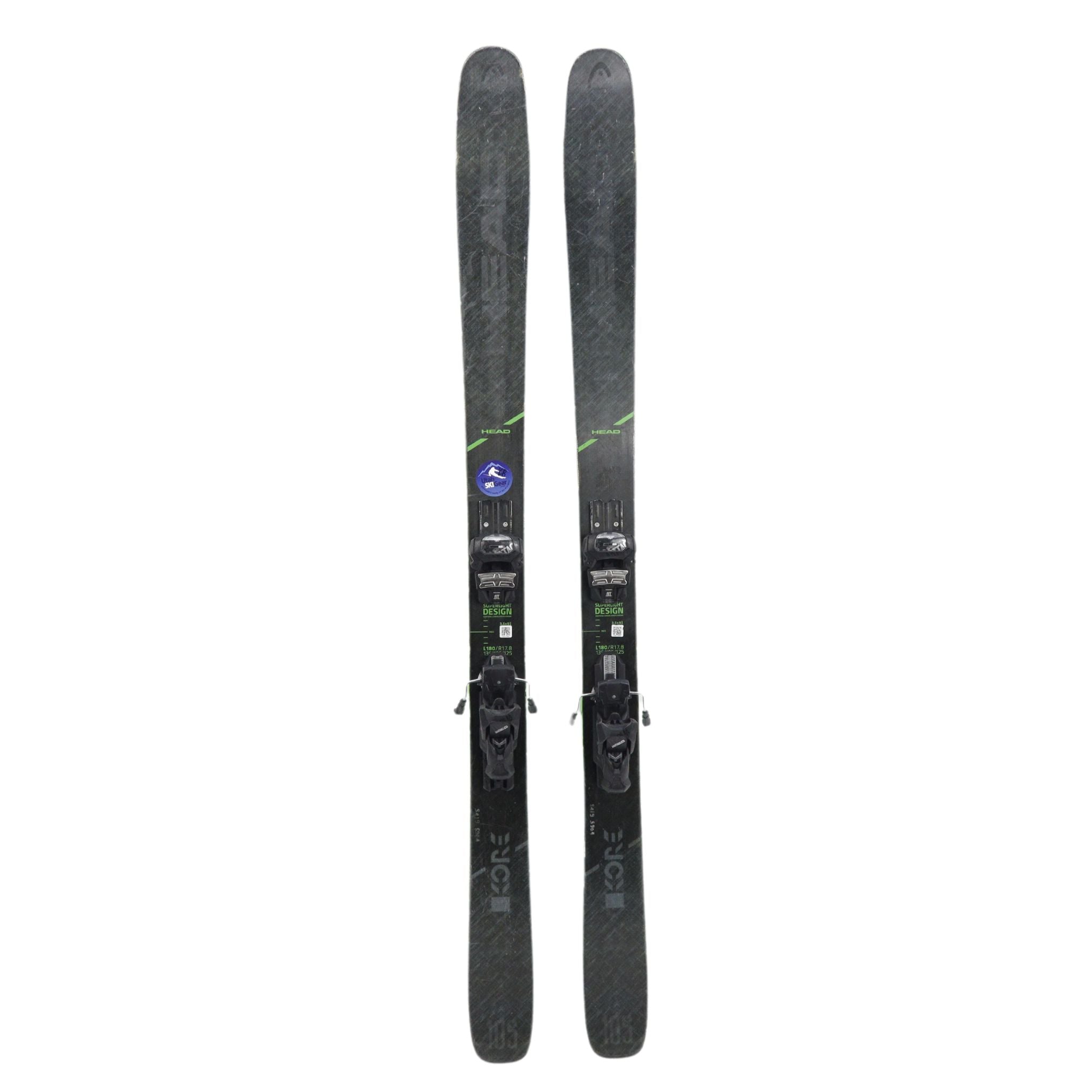 Head Kore 105 180cm All Mountain Skis + Attack 13 Bindings - 2020 ...