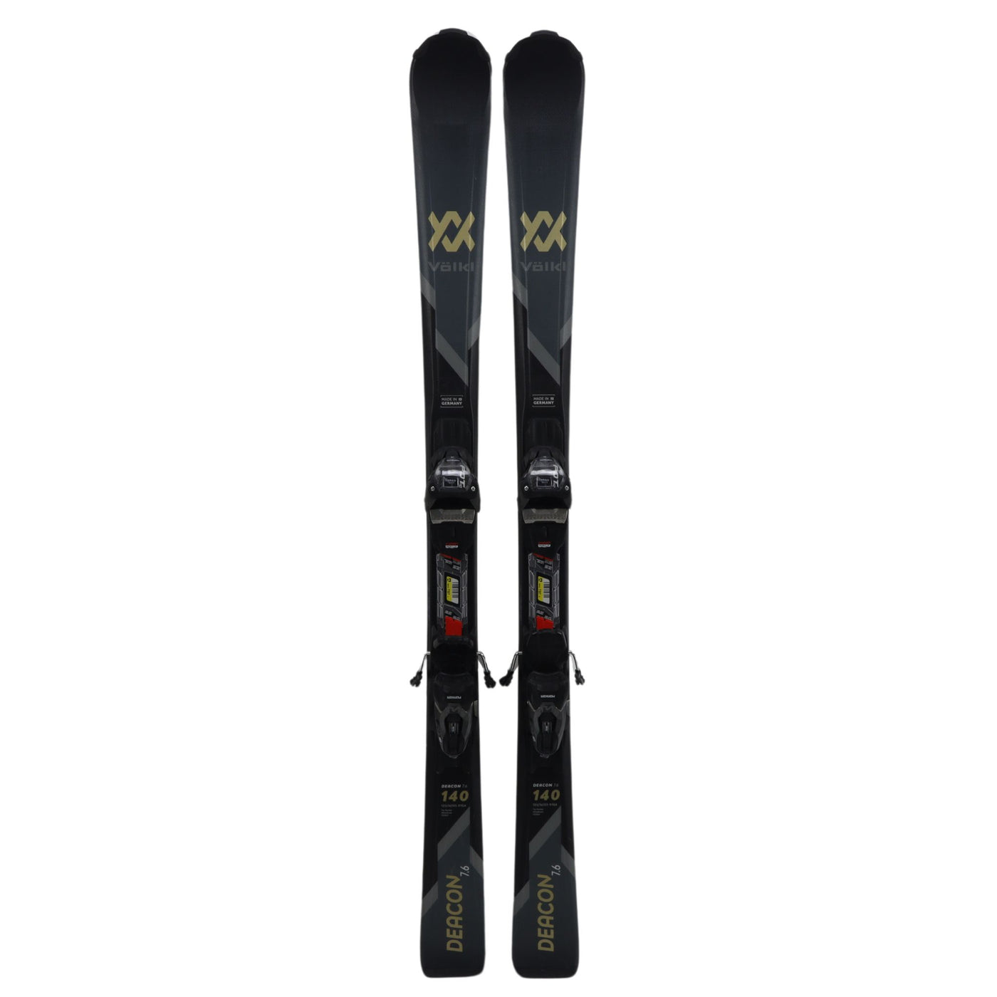 Volkl Deacon 7.6 140cm + FDT10 System Bindings - USED SKIS Volkl   