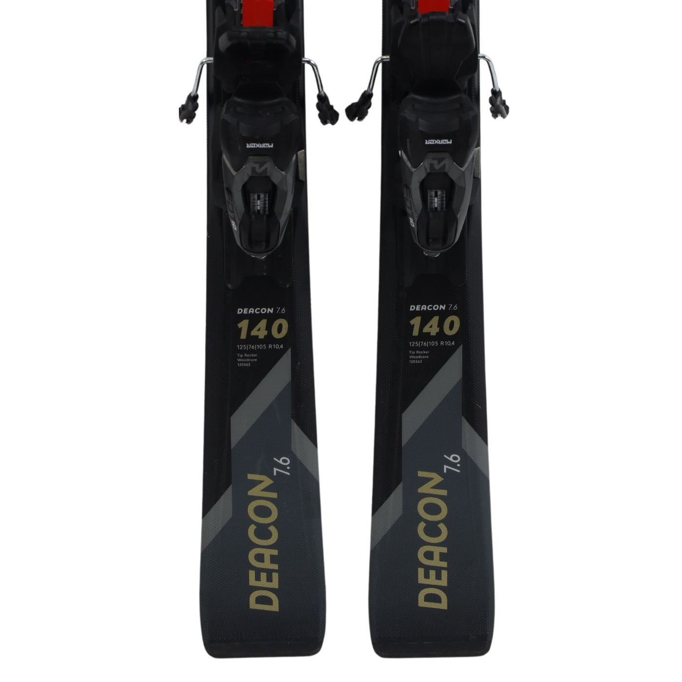 Volkl Deacon 7.6 140cm + FDT10 System Bindings - USED SKIS Volkl   