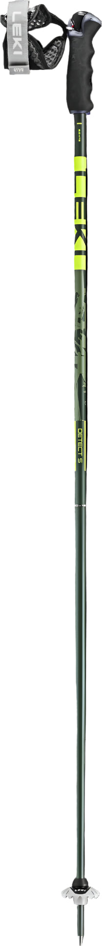 Leki Detect S Ski Poles 2025 SKI POLES Leki 120cm Green / Yellow