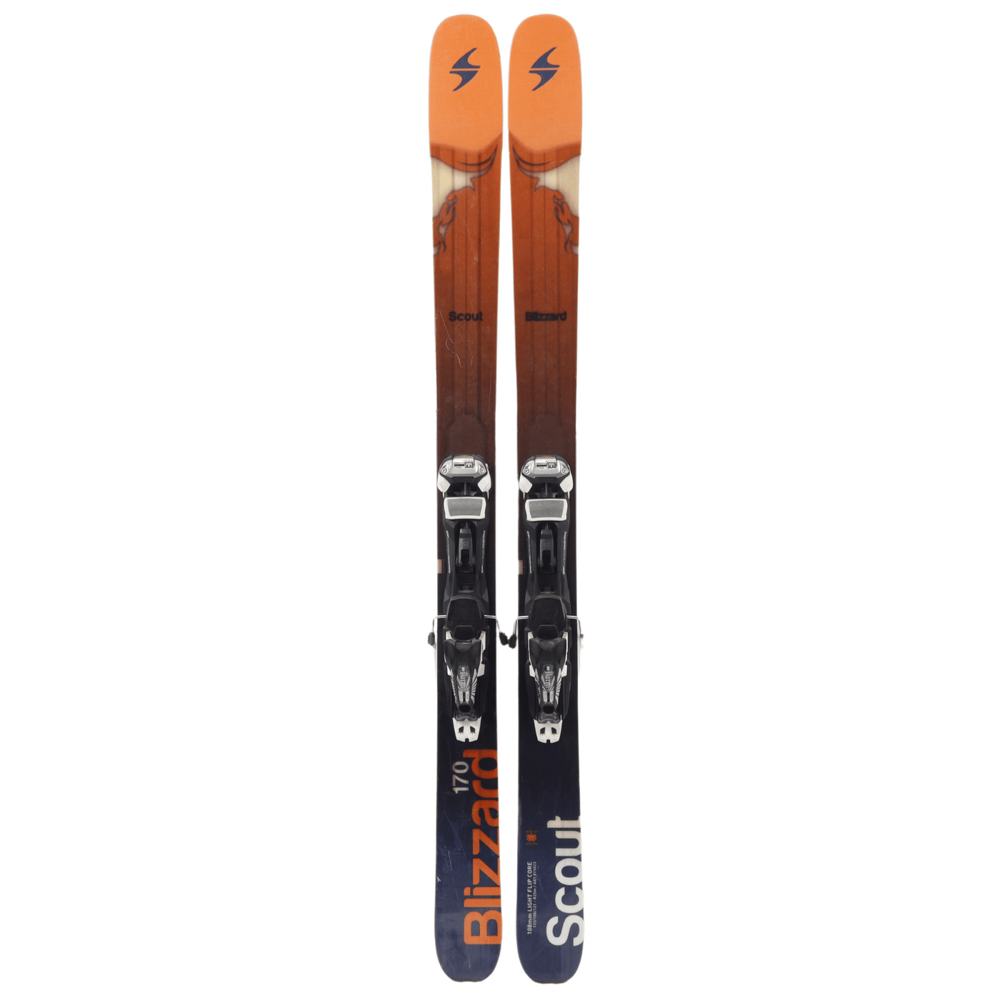 Blizzard Scout 108 170cm 2015 Skis + Marker Baron 13 EPF Touring Binding- USED SKIS Utah Ski Gear 170