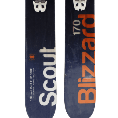 Blizzard Scout 108 170cm 2015 Skis + Marker Baron 13 EPF Touring Binding- USED SKIS Utah Ski Gear