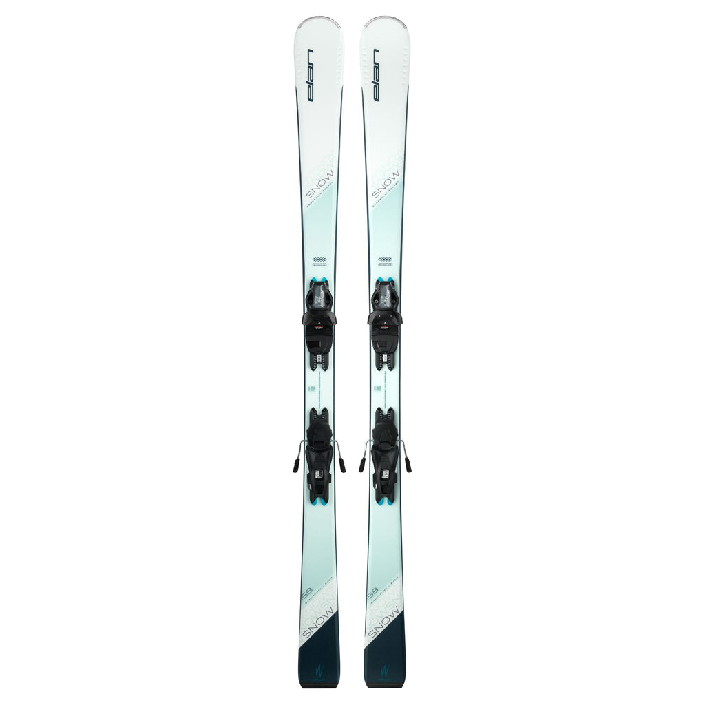 Cross 550+ Downhill Skis with Bindings - Women - Snow white