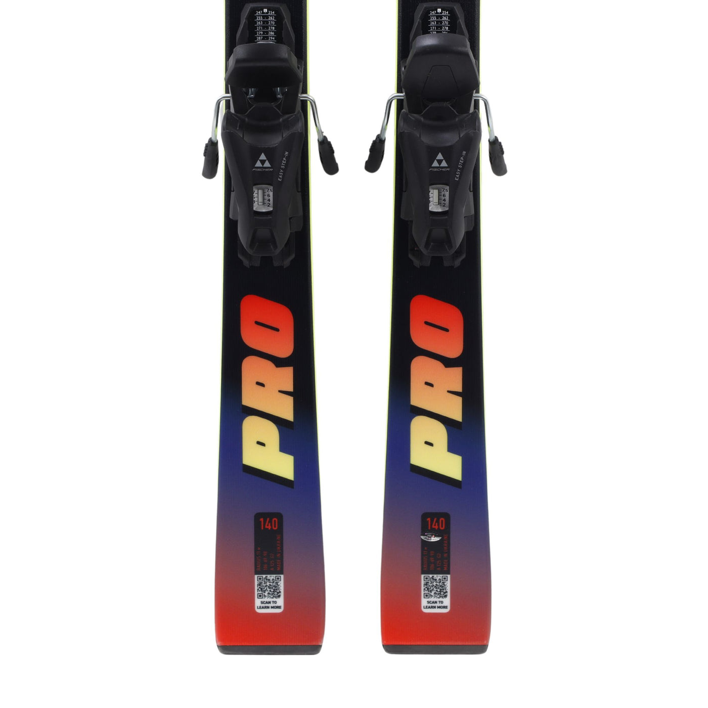 Fischer The CURV Pro Jrs 2025 Skis + Fischer FS7 GW Demo Bindings - Open Box Return SKIS Fischer