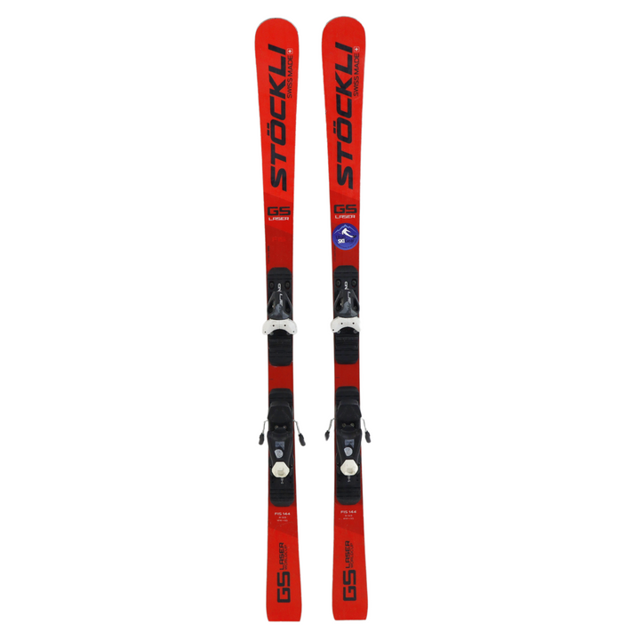 Stockli 2022 Laser GS FIS Junior 144cm + Elan EL 7.5 Bindings - USED – Utah  Ski Gear