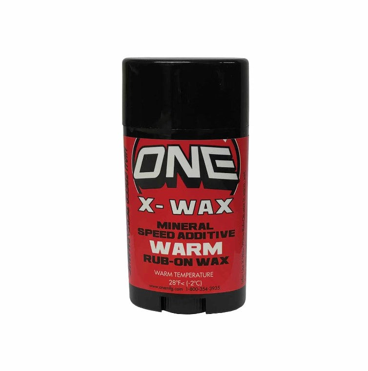 One MFG X-Wax Twist-Up Warm w/ Cork Applicator 50g SKI & SNOWBOARD WAX OneBall   