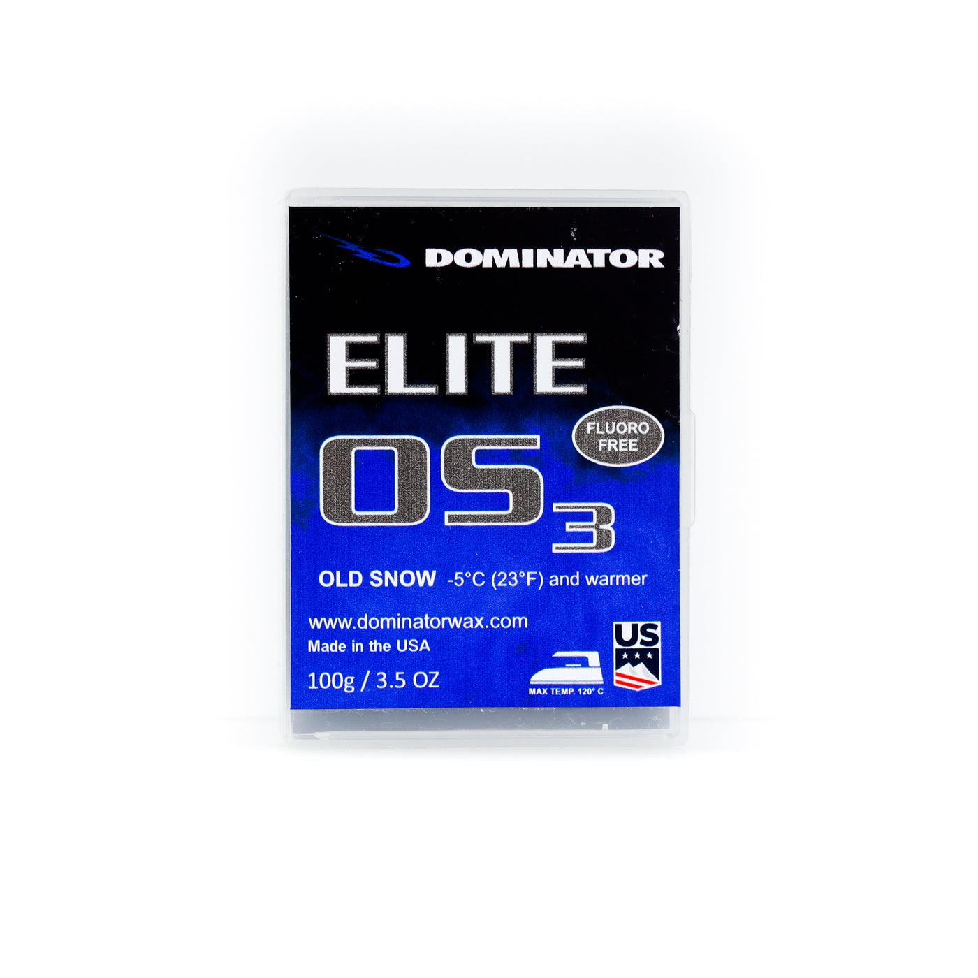 Dominator Elite OS3 Warm Old Snow Wax - 100g SKI & SNOWBOARD WAX Dominator   