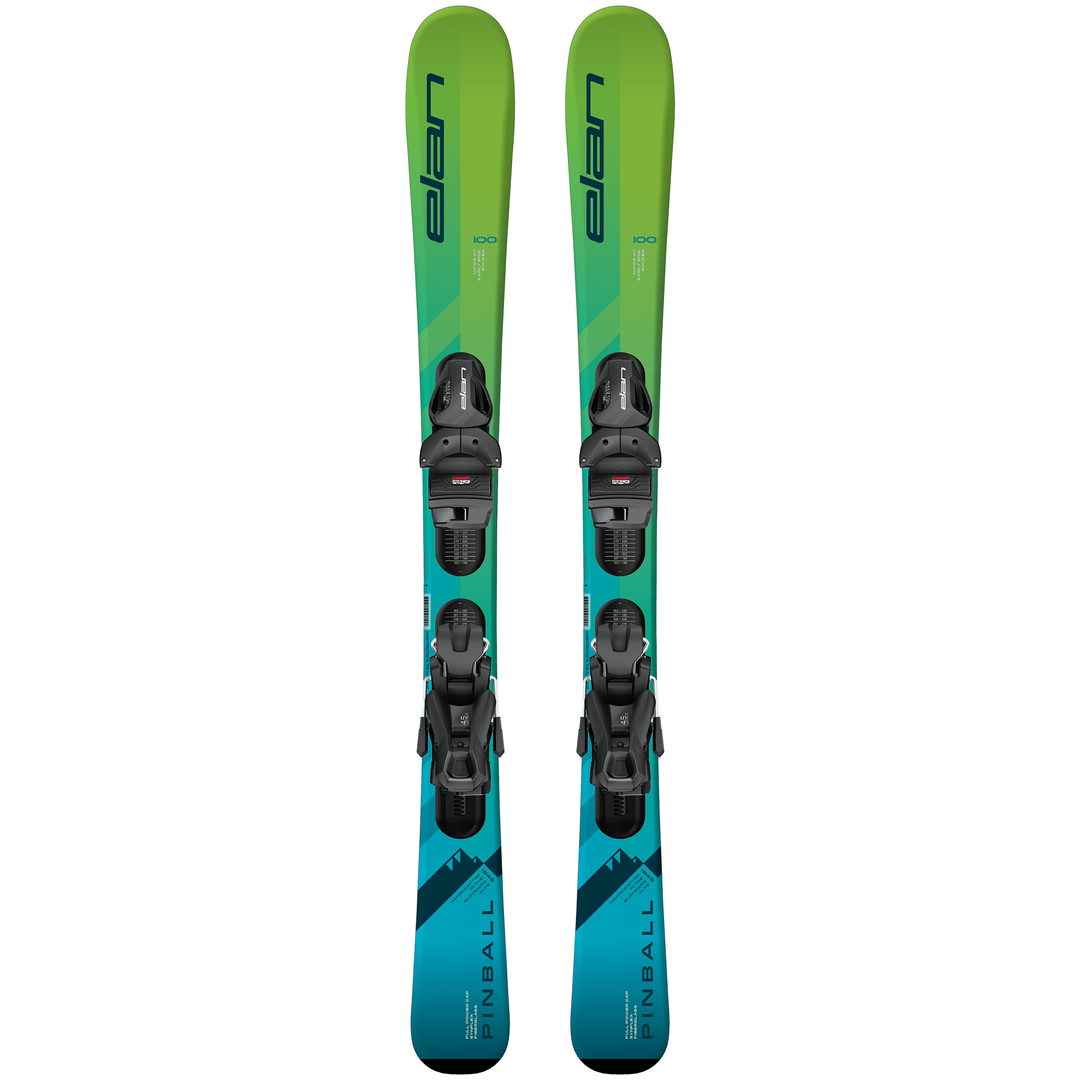 Elan PINBALL TEAM QS (70-130) Skis w/ EL 4.5 GW Shift Binding